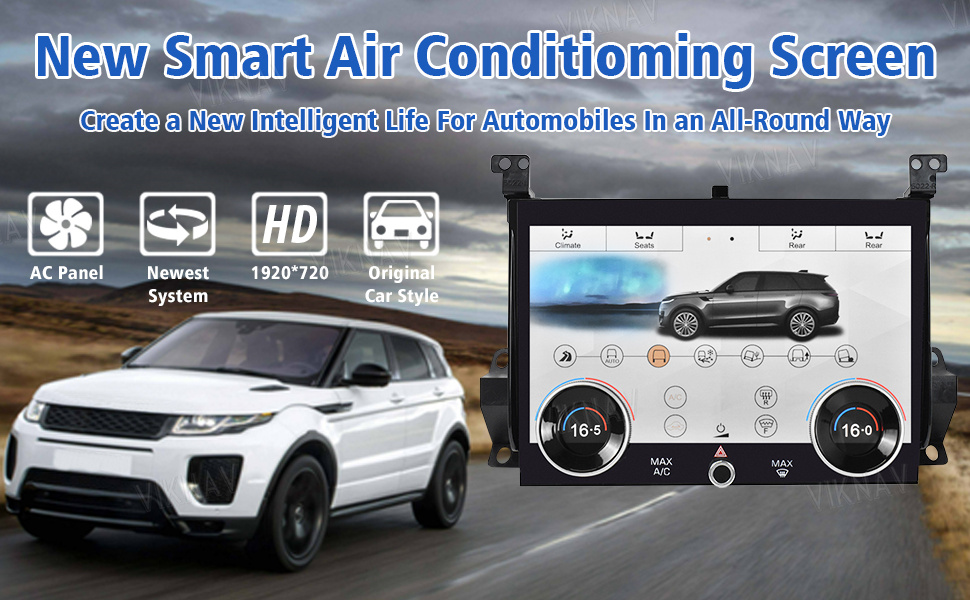 New Upgrade 10.4 Inch AC Panel For Range Rover Sport L494 2013-2017 Air Condition Board Climate Control Car Radio Touch