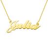 Buy cheap 1.8ft 0.07oz Custom Silver Necklaces Trendy Festival Gold Name Plate Necklace from wholesalers