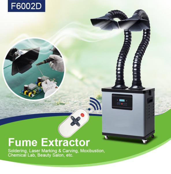 Buy cheap 200W Flexible Arm Solder Fume Extractor LED Display Low Noise from wholesalers