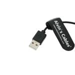 Alvin's Cables NP-BX1 Dummy Battery to USB DC Coupler Power Cable for Sony