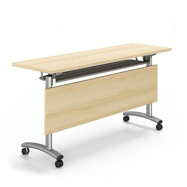 Buy cheap Maple Color Foldable Training Desk Waterproof Computer Training Desk from wholesalers