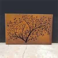 Buy cheap Garden And Home Metal Wall Art Rusty Corten Steel Decorative Wall Panel product