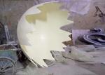 YueChance Window Display Decorations Fiberglass Egg Item Props Handmade Design