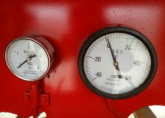 50 m3 Tank Semi Trailer For Liquid Petrol Gas , Butane , Propane Transport