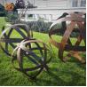 Buy cheap Garden Landscape Metal Decoration Ornaments Corten Steel Decoration For Homeyard from wholesalers