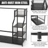 Buy cheap OEM Black Color 2 Golf Bag Garage Organizer Rack For Supermarket from wholesalers