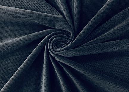 Buy cheap 240GSM Micro Velvet Fabric 100 Percent Polyester Super Soft Waffle Checks Black from wholesalers