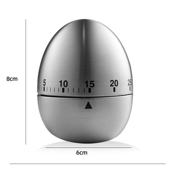 Buy cheap Stainless Steel Baking 60min Egg Cooking Timer Kitchen Mechanical from wholesalers