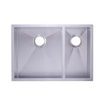 Kitchen Sink Handmade Sink Stainless Steel Undermount Double Bowls Sink