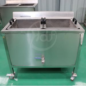 9kw Power Vegetable Blanching Machine Manual Peanut Precooking Equipment