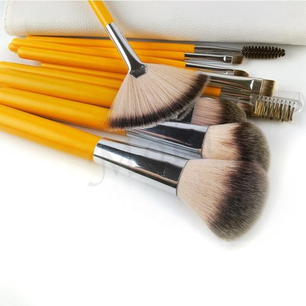 Buy cheap Goat Hair 7pcs Black Cosmetic Makeup Brush Set Environmental Friendly from wholesalers