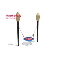 Buy cheap Pvc Coated Playground Equipment Swings Home Using Galvanized Steel Pipe product