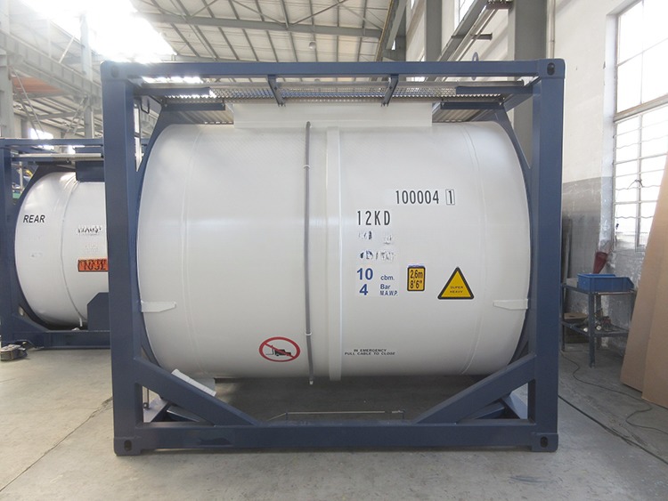 T11 10ft ISO Tank Container for Water or Fuel 316L Stainless Steel UN Portable 10CBM 10000L SPA-H Frame Material