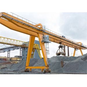 China 15t Double Girder Gantry Crane With Grab on sale