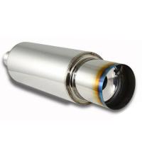 Buy cheap Round 2.5 " Inlet 4" Outlet Stainless Steel Exhaust Muffler product