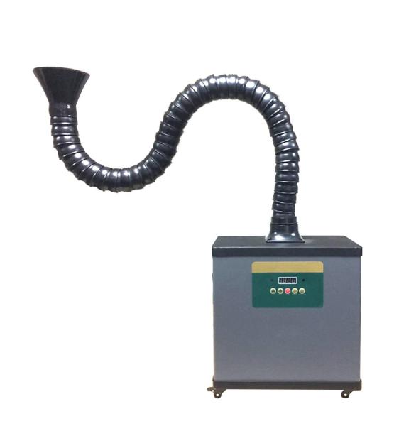Buy cheap Black Welding Smoke Extractor 75MM Iniet Flange With Single Flexible Arm from wholesalers