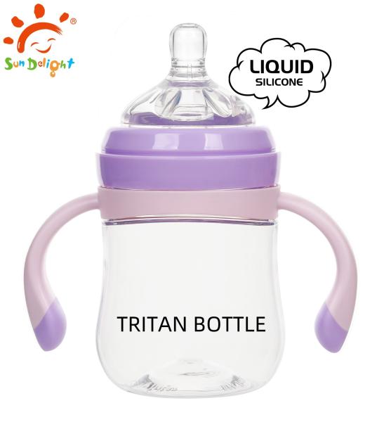 Buy cheap 0-6 Months Newborn Baby Feeding Bottle Without Handle Silicone Nipple from wholesalers