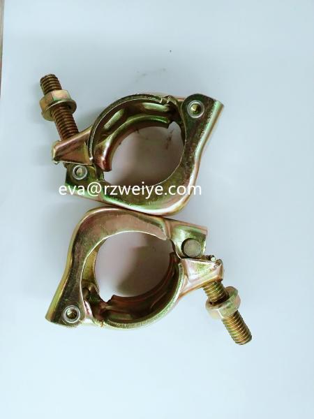 Buy cheap 48.6*48.6mm Pressed Coupler 0.58/0.6kg , double coupler scaffold Japanese type from wholesalers