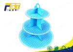 Custom Tiered Cardboard Cake Display Full Color Printing For Cake Retail Stores
