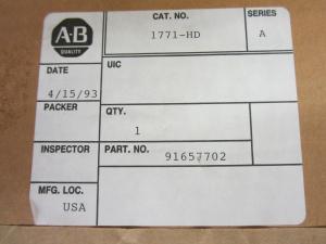 China ALLEN BRADLEY 1771-HD Hand Held Programming Pendant Series A on sale