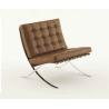 Buy cheap Leisure Leather Vintage Chair Barcelona Chair With Metal Legs from wholesalers