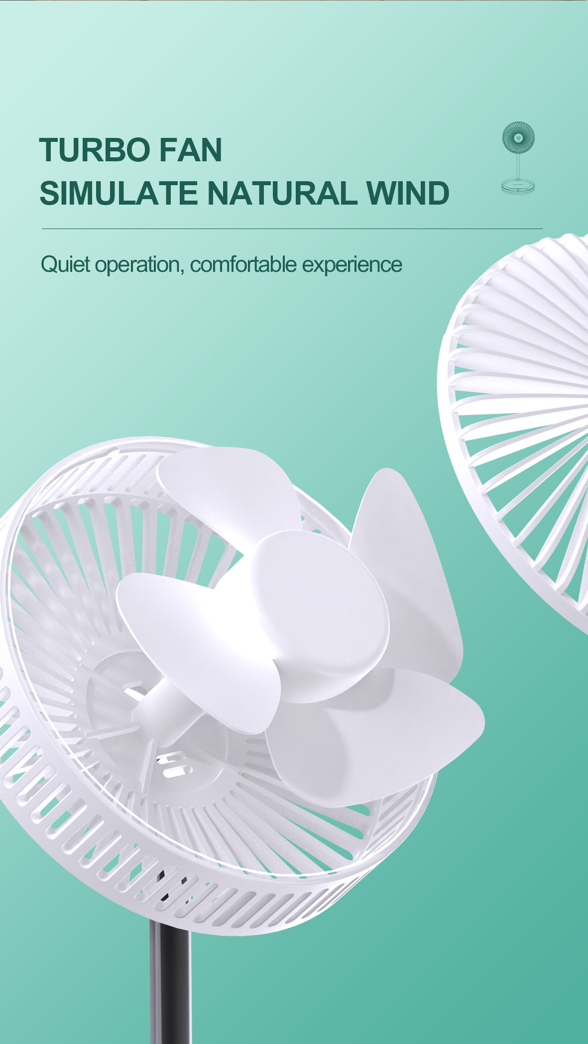 with fan wireless charger good for summer gift and promotion 2024 new products