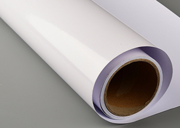 polymeric calendered vinyl Digital Printing Film Glossy White self adhesive