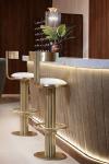 Ss Bar Stool Pub Table Chair Set Vintage Leather Restaurant Mini Bar Furniture