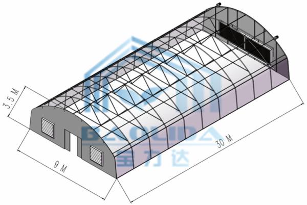 Buy cheap 100% Shading LED Grow Herb Greenhouse With Blackout System from wholesalers