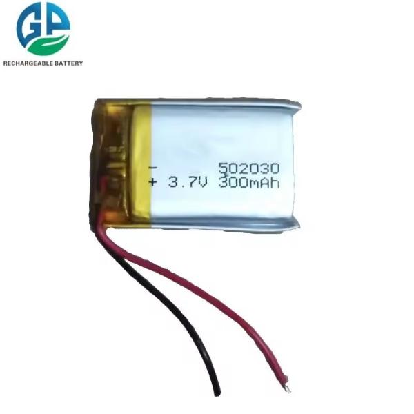 High Discharge Rate Battery 300mAh 3.7V 30C Max60C KC Lipo Battery Pack 502030