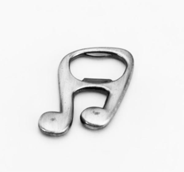 Cool die casting 2D musical shape beer bottle opener, music instrument innovative wedding favor