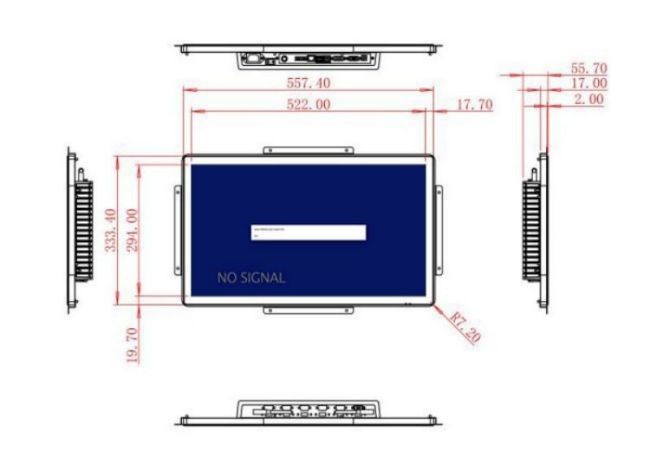23.6-Inch Display for Logistics Dashboards and Automation Systems