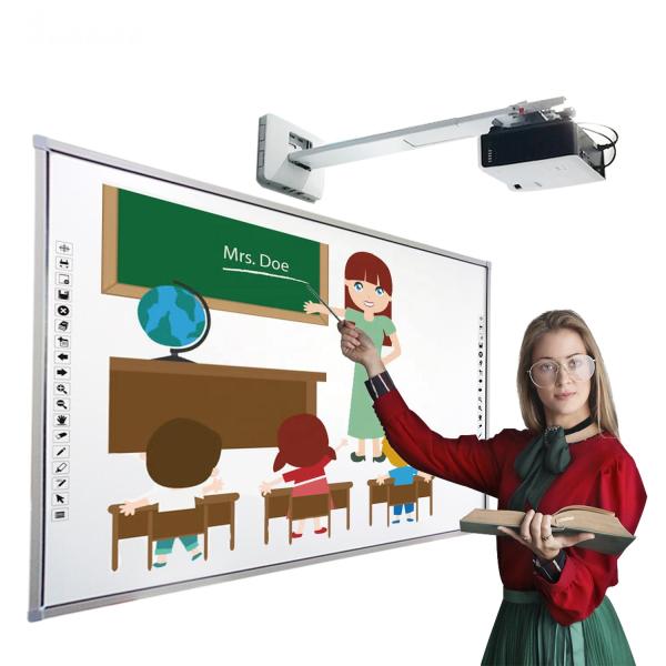 Buy cheap Silver 102 Inch Large Interactive Whiteboard For Conference Room from wholesalers
