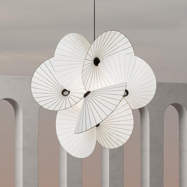 Chinese Style Umbrella Shaped Chandelier Creative Design Kitchen Serpentine