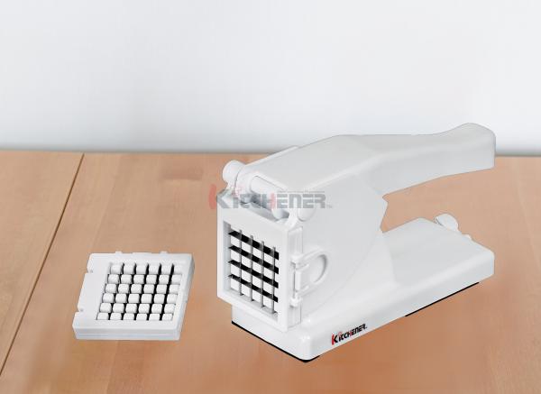 Industrial French Fry Cutter With Two Stainless Steel Grids , French Fries