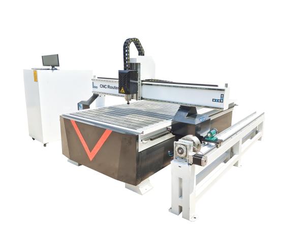 Buy cheap Rotary Wood CNC Milling Machine Woodworking Wood Carving CNC Machine Four Axis from wholesalers