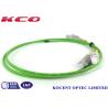 Buy cheap Lime Green Single Mode Fiber Optic Patch Cables 50/125 OM5 SC Duplex Simplex from wholesalers