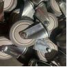 Buy cheap 4 Inch Grey Soft Trolley Wheels Silent TPR Hollow Kingpin Bolt Hole Swivel Casters For Shopping Carts from wholesalers