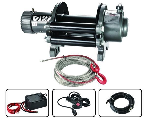 Buy cheap Remote Switch Electric Truck Winch 20000lbs CE approved S20000T from wholesalers