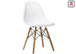 Eames Style Lounge Outdoor Restaurant Chairs Armless Stackable For Outdoor