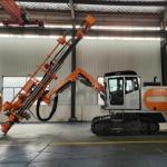 Highly Productive DTH Integrated Rock Drill Rig Drill Pipe OD 114 Mm Optional