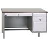 Buy cheap 1072 * 668 * 750mm Steel Computer Table , No Formaldehyde Steel Study Table With Drawers from wholesalers