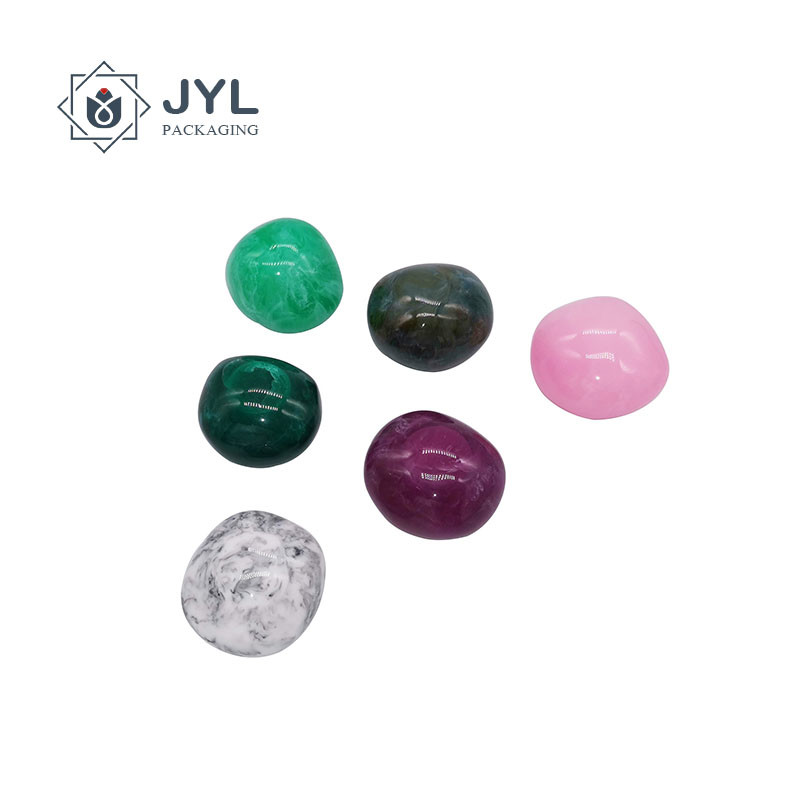 High End Perfume Resin Marble Cap Eco Friendly Stone Lids For Glass Bottle