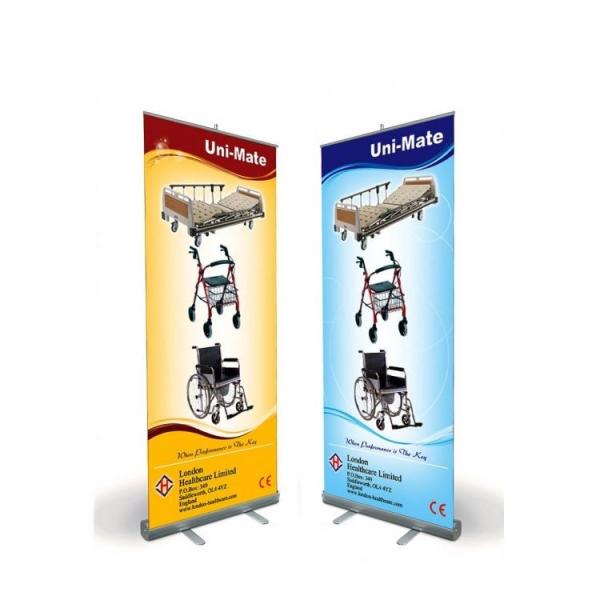 Buy cheap Advertising W80XH200cm Custom Beach Flags Roll Up Banner Printing Quadri from wholesalers
