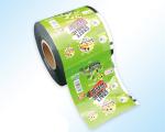 Food Packaging Plastic Roll Film Printed Plastic Film Roll For Cookie Biscuit