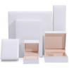 Buy cheap Custom 9x9x4cm Jewelry White Paper Box for Bracelet Earrings Necklace Ring Packaging from wholesalers