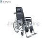 Buy cheap Chrome Steel Adults Folding Manual Wheelchair Double Brakes System from wholesalers
