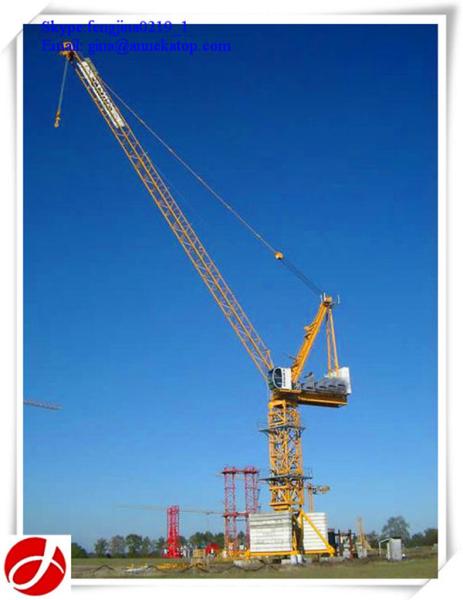 Buy cheap crane factory offer 50m boom length luffing jib tower cranes for sale from wholesalers