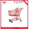 Buy cheap Supermarket Metal Shopping Trolley Surface With Customized Logo from wholesalers