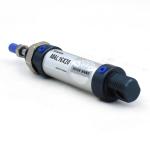 Aluminum Alloy Mini Pneumatic Piston MAL Series Gray Color
